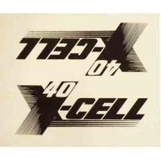 0662  X-Cell 40 Decal Logo