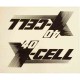 0662  X-Cell 40 Decal Logo