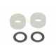 0844-14  One Piece Dampers 80D (Clear) - Set