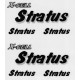 126-75  Stratus Decal Logo Sheet